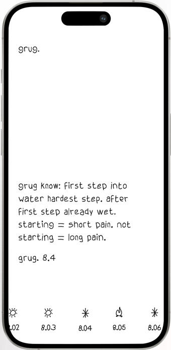 grug. (Apple Design Award)