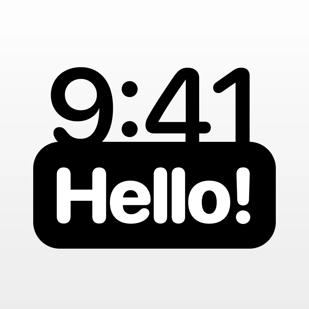 The official Peek Message app icon
